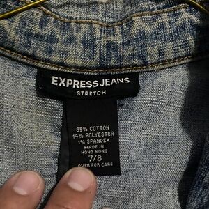 Express Stretch Denim Jeans in Blue